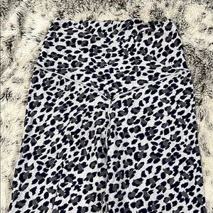 Aerie cross waist cheetah print leggings